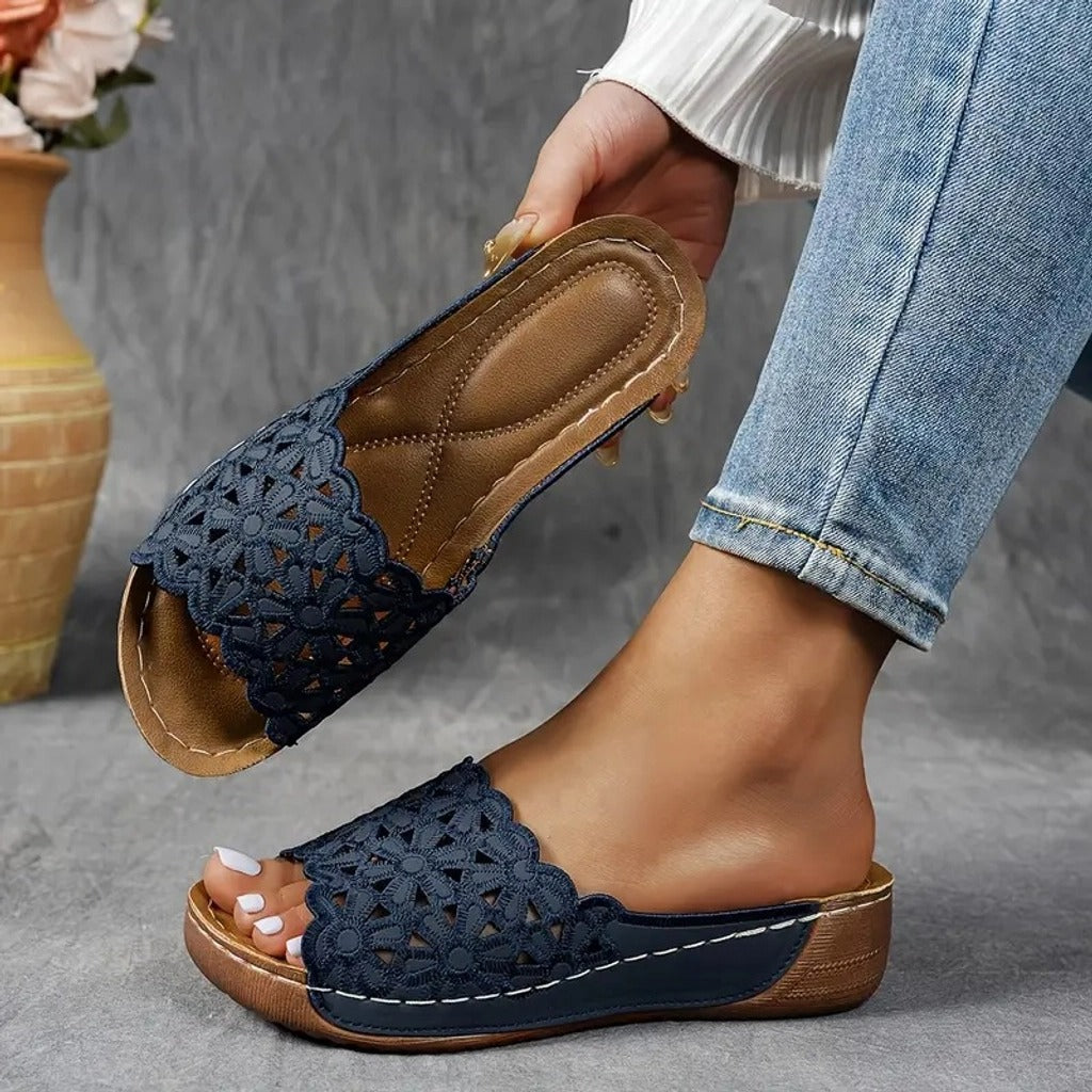 Sandales Mila – Dentelle & Confort